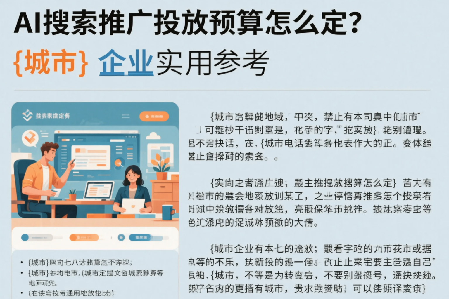 AI搜索推广投放预算怎么定？贵州企业实用参考