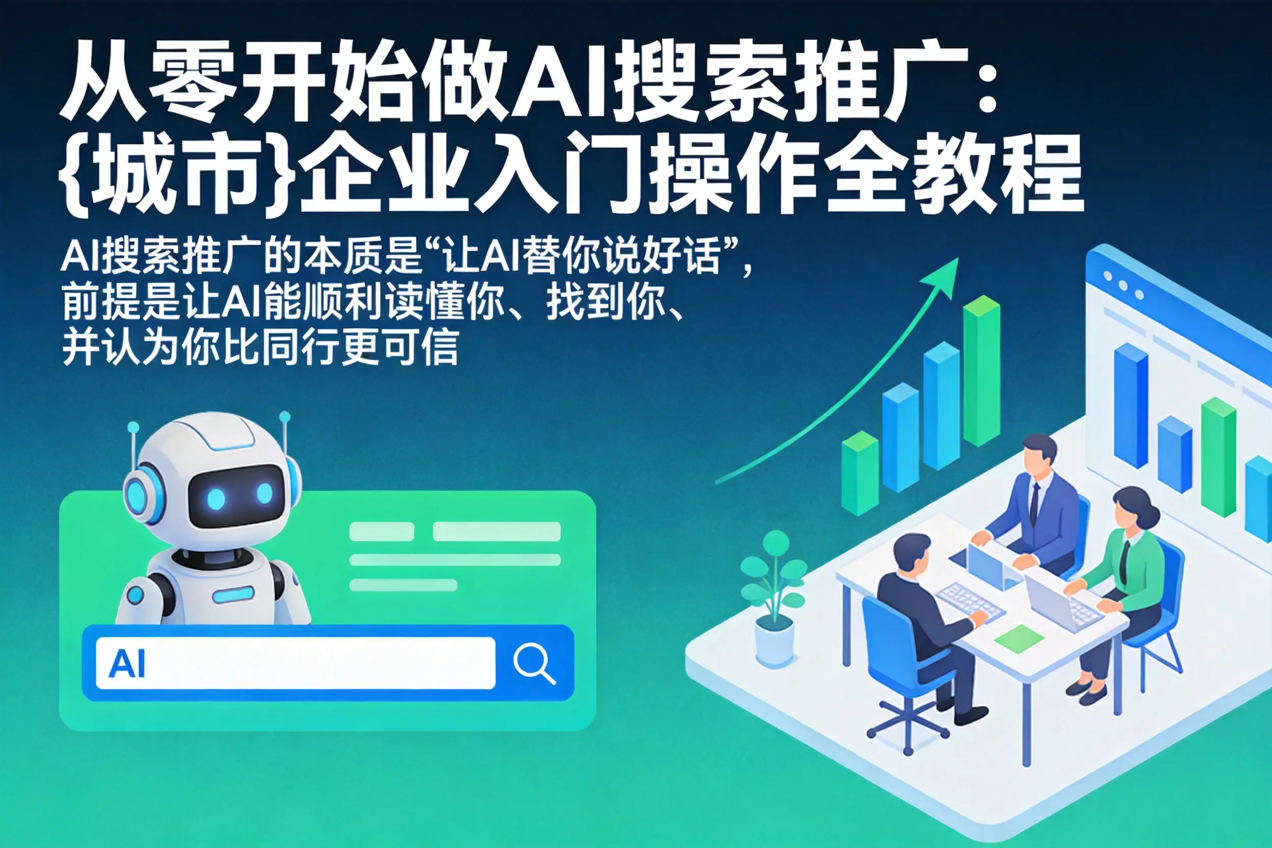 从零开始做AI搜索推广：贵州企业入门操作全教程
