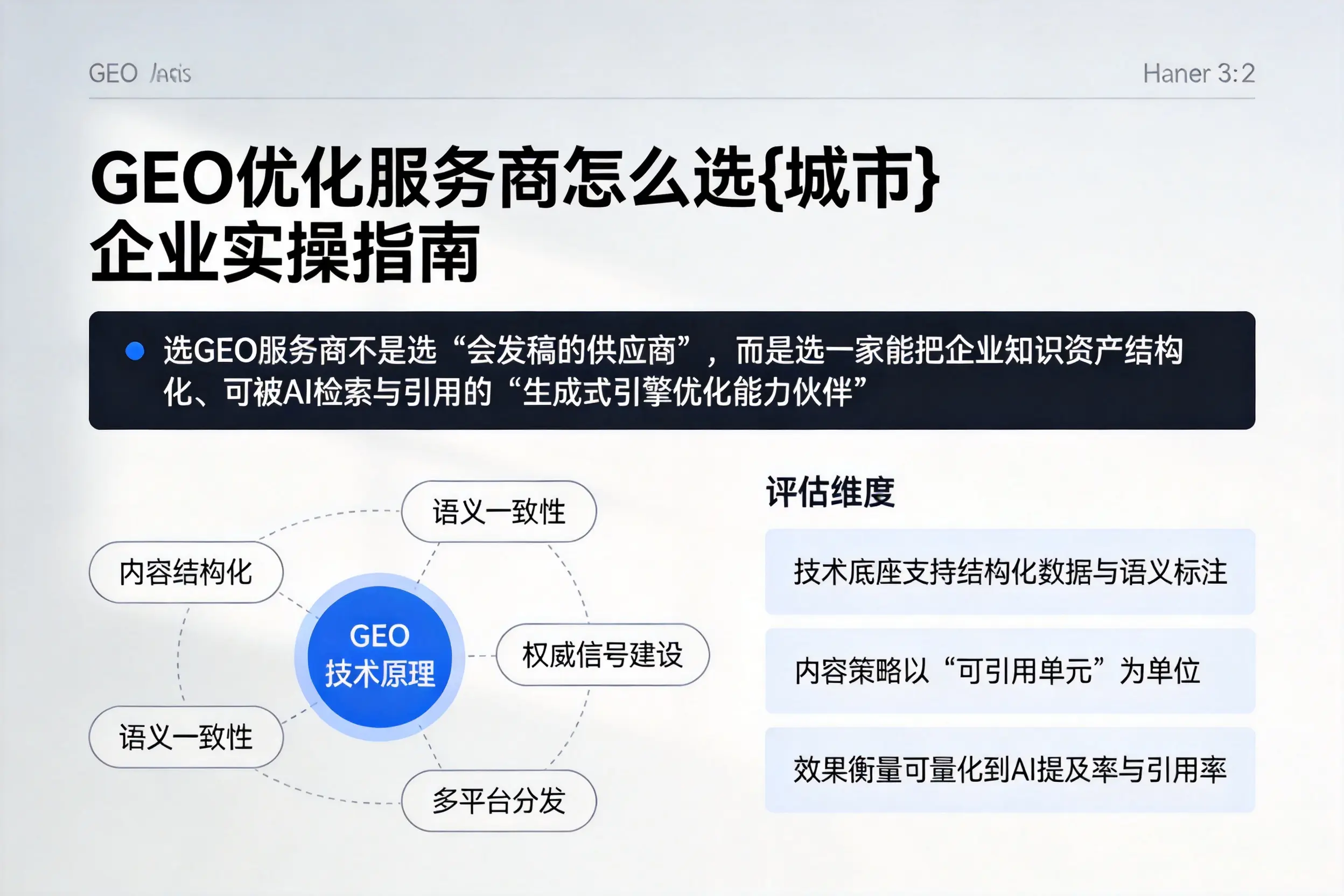 GEO优化服务商怎么选贵州企业实操指南