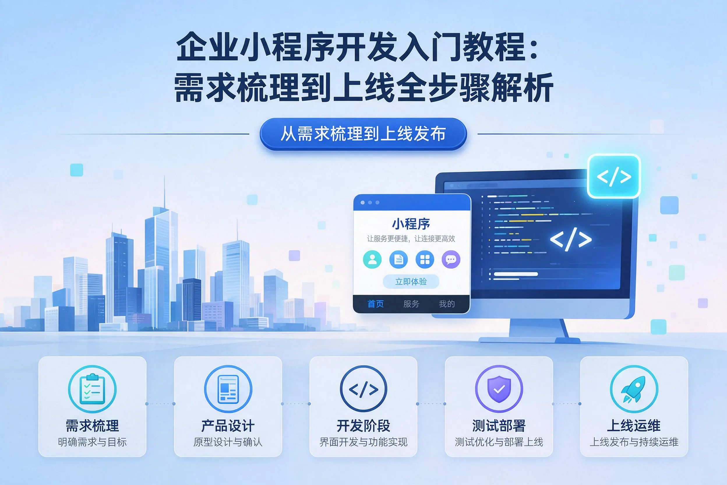 贵州企业小程序开发入门教程：需求梳理到上线全步骤解析