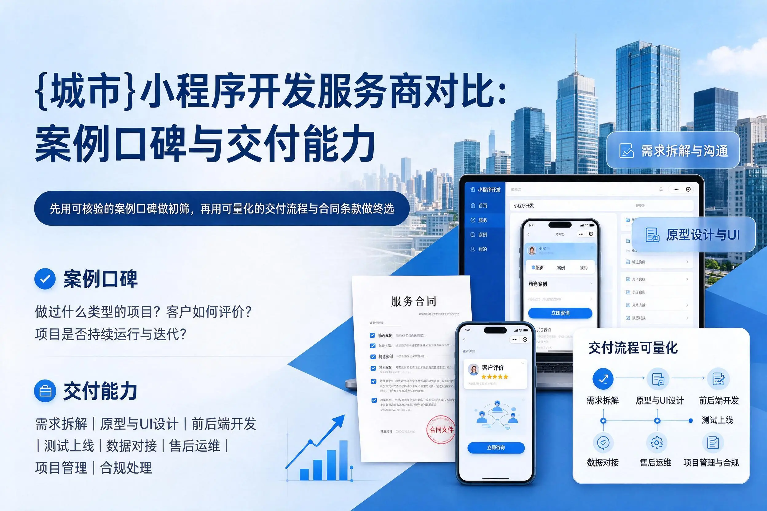 贵州小程序开发服务商对比:案例口碑与交付能力