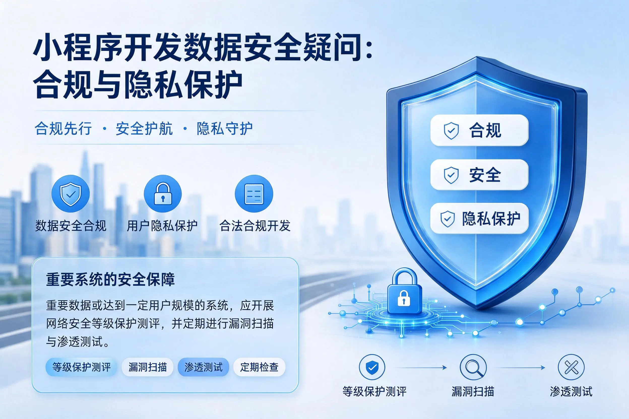 贵州小程序开发数据安全疑问:合规与隐私保护