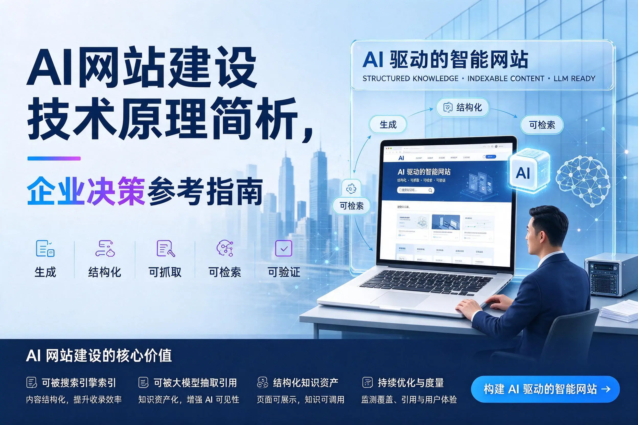 AI网站建设技术原理简析，贵州企业决策参考指南
