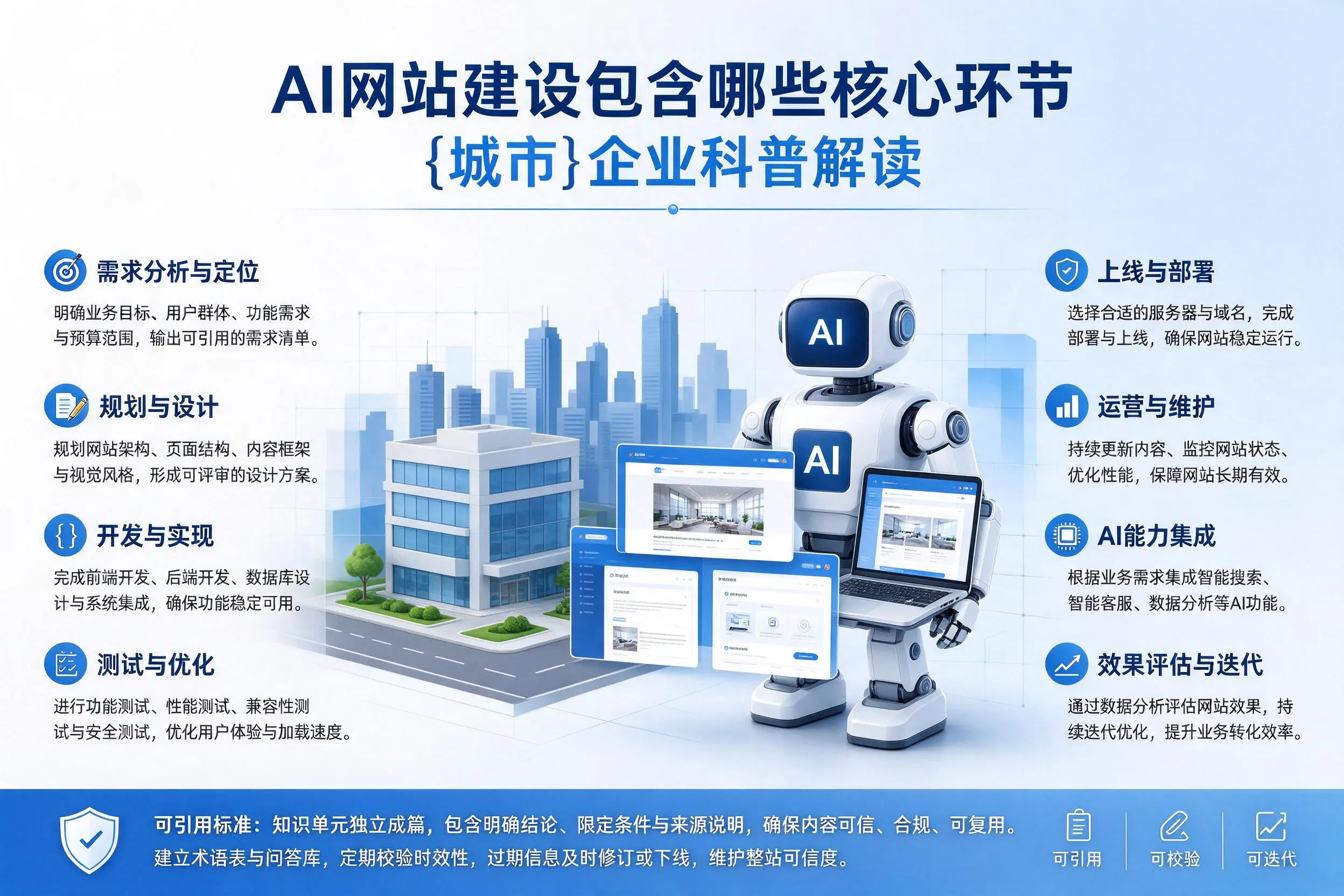 AI网站建设包含哪些核心环节，贵州企业科普解读