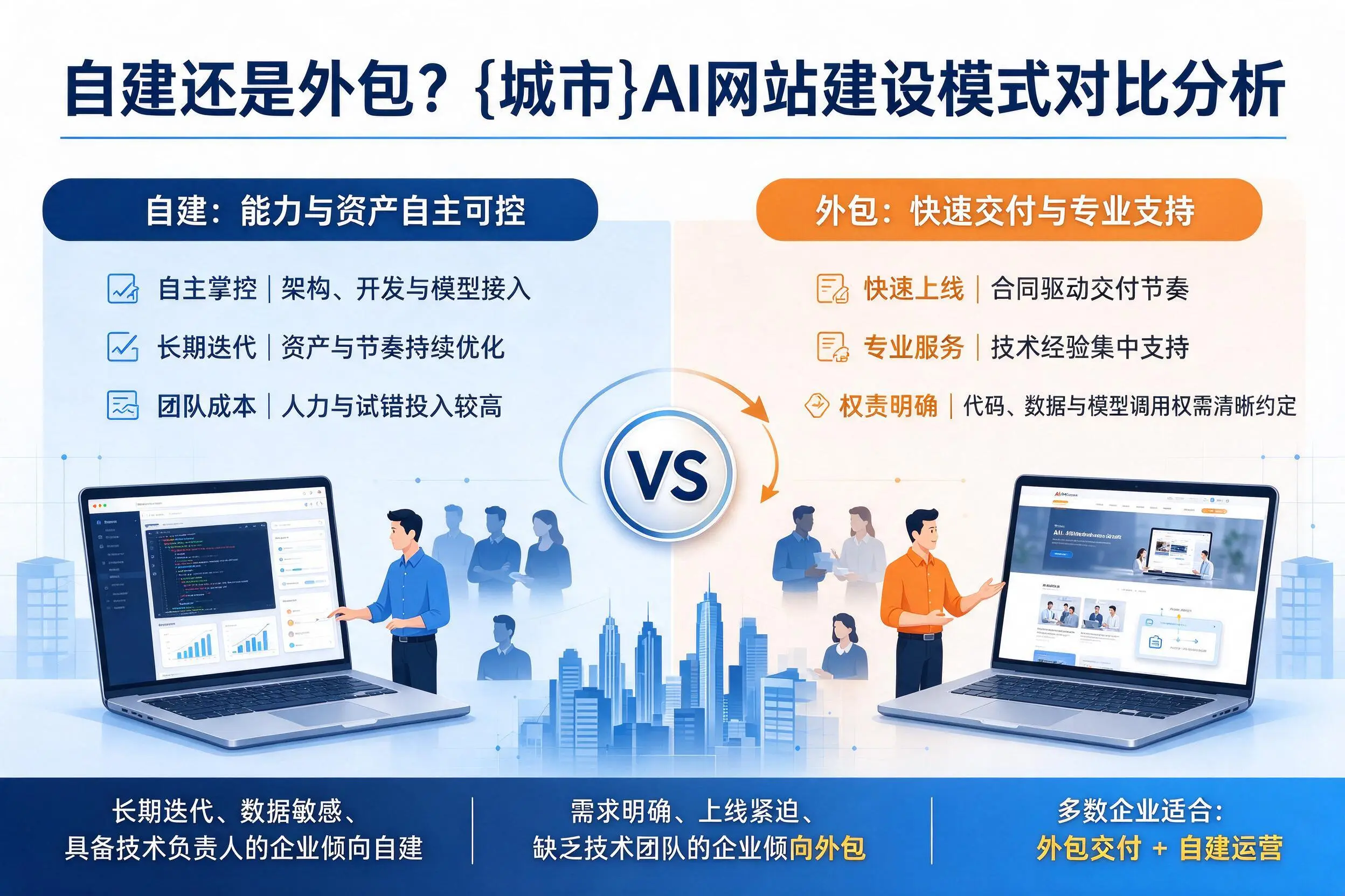 自建还是外包？贵州AI网站建设模式对比分析