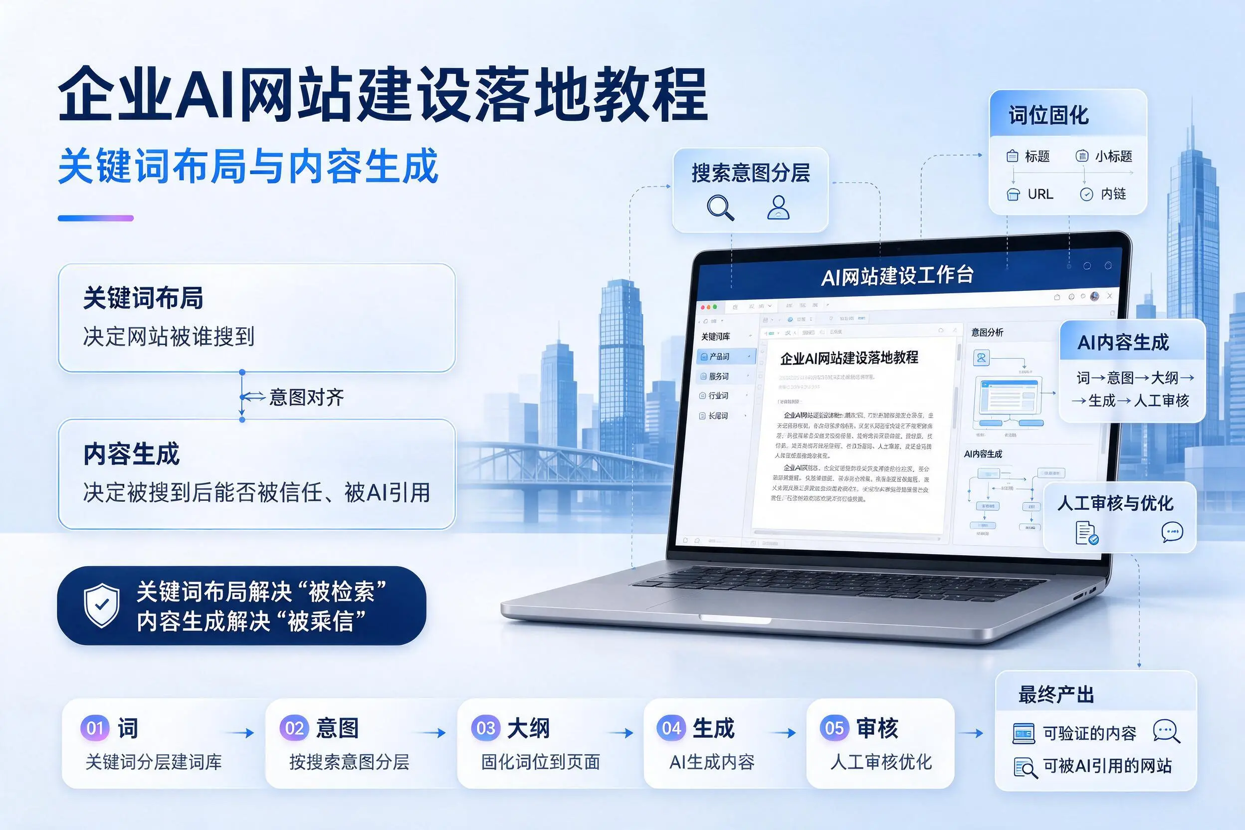 贵州企业AI网站建设落地教程：关键词布局与内容生成