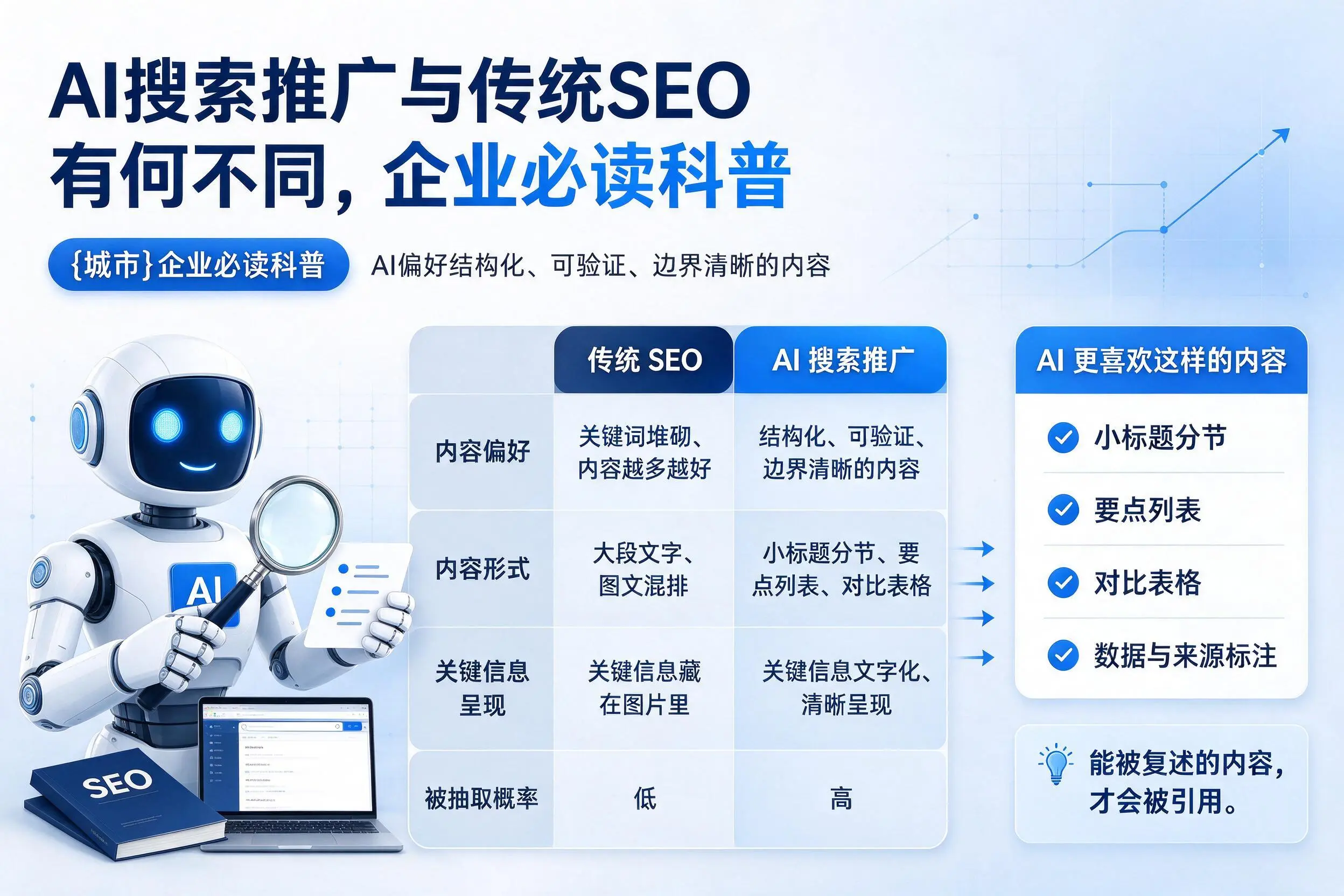 AI搜索推广与传统SEO有何不同,贵州企业必读科普